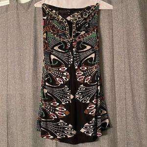 Women’s KY strapless dress, Size XS, 100% silk
